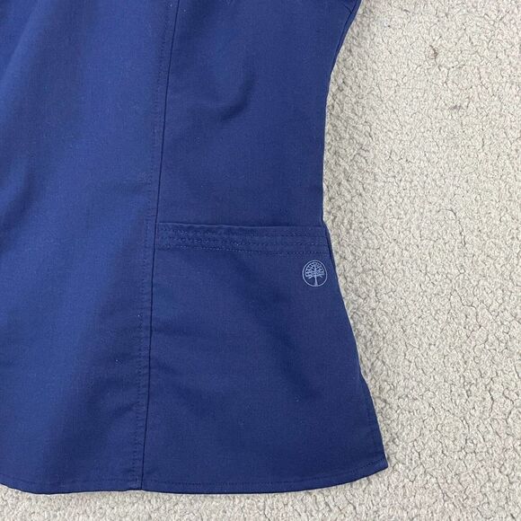 Healing Hands Scrub top - Navy - Medium - Style 2172 Jordan - Picture 2 of 8